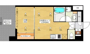 ブエナビスタ梅田ノース【3階】の間取り