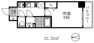 プレサンス兵庫駅前【13階】の間取り