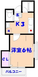 South Patio (サウスパティオ)【2階】の間取り