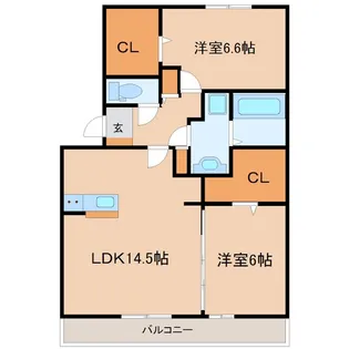 Regulus(レグルス)【3階】の間取り