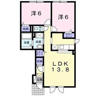 レガリア【1階】の間取り