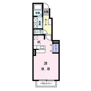 サンシャインII【1階】の間取り