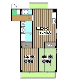 クレスト桂坂【3階】の間取り