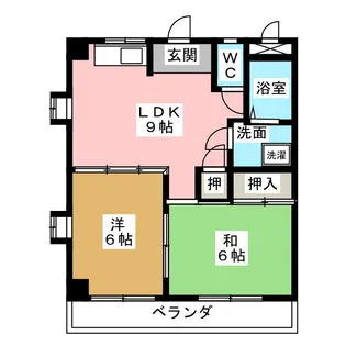 グランドヒルズ森【3階】の間取り