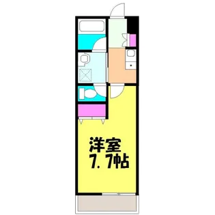 センタービレッジ常盤平【3階】の間取り