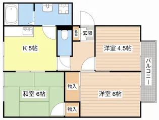 フレグランスA【2階】の間取り