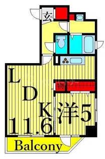 Pine Well’s【6階】の間取り