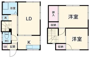 埼玉県さいたま市中央区本町東5【一戸建】の間取り