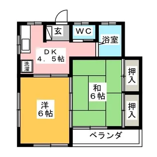 香コーポ【2階】の間取り