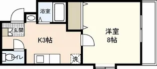 ラフォーレ祇園【4階】の間取り