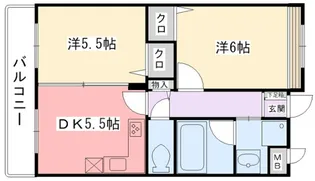 ヴェルテ樋口【1階】の間取り