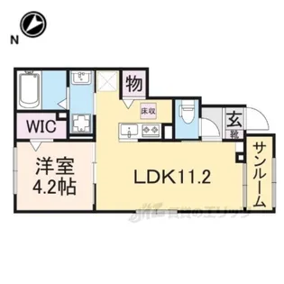 グランドハイツ水戸【1階】の間取り