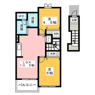 マインゼーレ【2階】の間取り