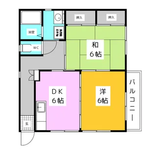サンライズ小池【1階】の間取り