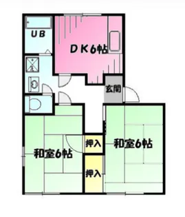 グランドヒル岡上A【1階】の間取り