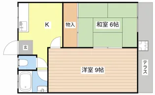 唐崎グリーンハイツ【1階】の間取り