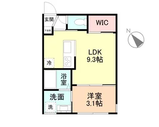 Legran高岡【1階】の間取り