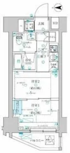 スパシエ蒲田グランドタワー【4階】の間取り