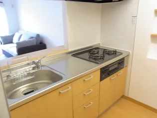 リバーサイドテラス【2階】のキッチン