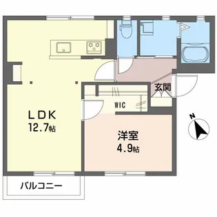 ST22 A【1階】の間取り
