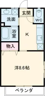 メテオプラザ【2階】の間取り