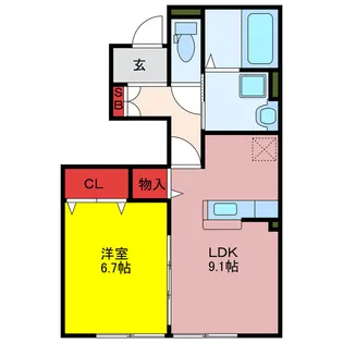 マッティーノN【1階】の間取り