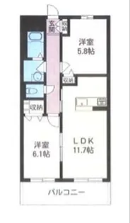 メゾンプレジール【3階】の間取り