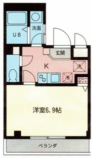 ISグランデ小机B【3階】の間取り