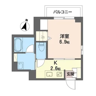 フラワー【3階】の間取り