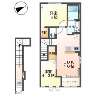 ディア・プリムローズ【2階】の間取り