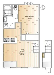 ブライトンコート【2階】の間取り