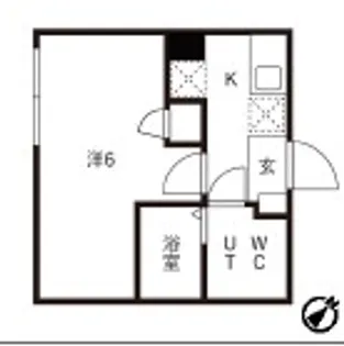 アイリス渋谷【3階】の間取り
