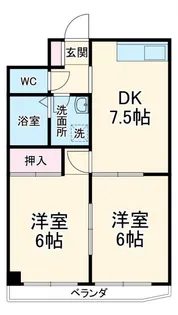 F・Kビル金沢文庫【4階】の間取り