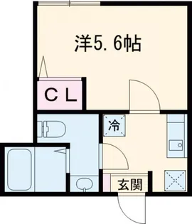 フィオーレ栗原【1階】の間取り