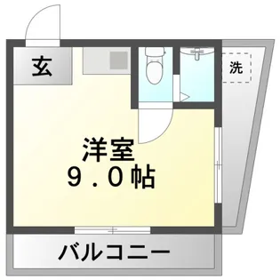 中村ビル関大前【3階】の間取り