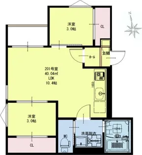REGALEST Y,s【2階】の間取り