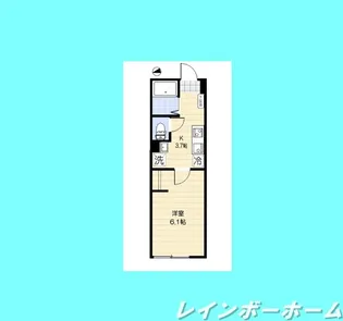 千葉県松戸市新松戸4【アパート】の間取り