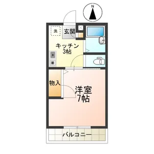 プライム・N【1階】の間取り