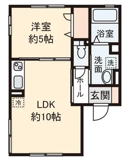 HILL TOP TATSUNODAI PARK【1階】の間取り