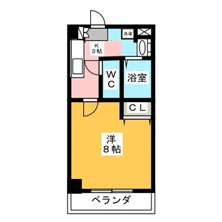 ヤマトマンション春田野【4階】の間取り