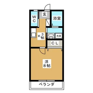 エルレーブ【1階】の間取り