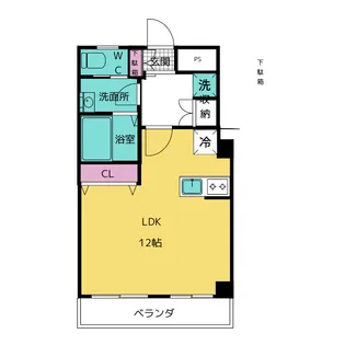 白壁レジデンス【4階】の間取り