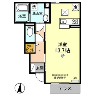 フレシール【1階】の間取り