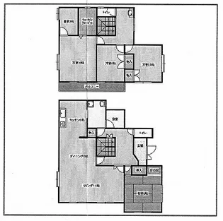 栃木県宇都宮市豊郷台2【一戸建】の間取り