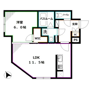 LEGALAND荻窪ANNEX【1階】の間取り