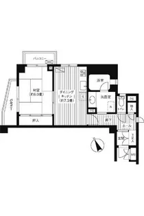 セゾン深川【4階】の間取り