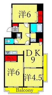 メゾンエスユー【6階】の間取り