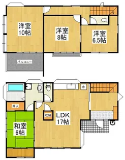 埼玉県所沢市大字牛沼【一戸建】の間取り