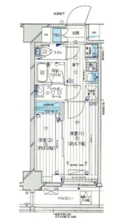 GENOVIA小村井【3階】の間取り