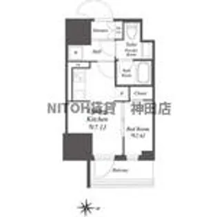東京都江東区亀戸7【マンション】の間取り